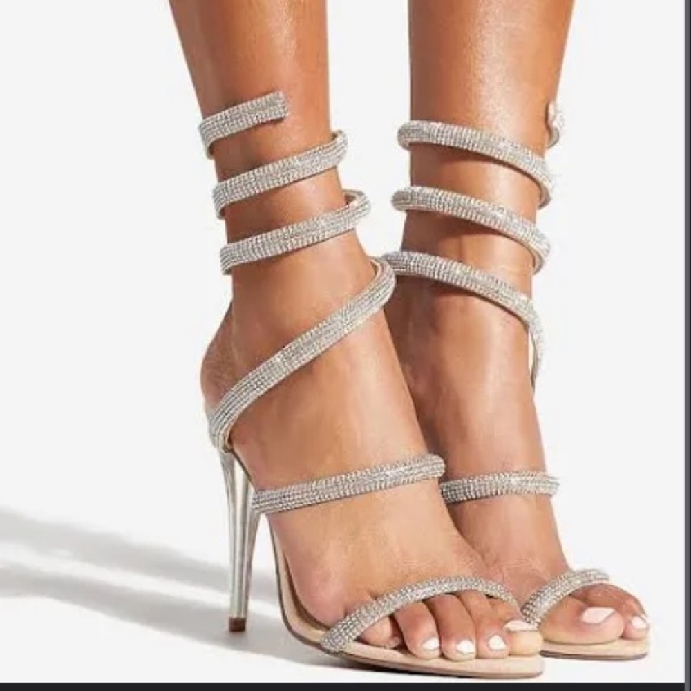 JUSTFAB KENZY SPIRALED SANDALS, Size 11 W